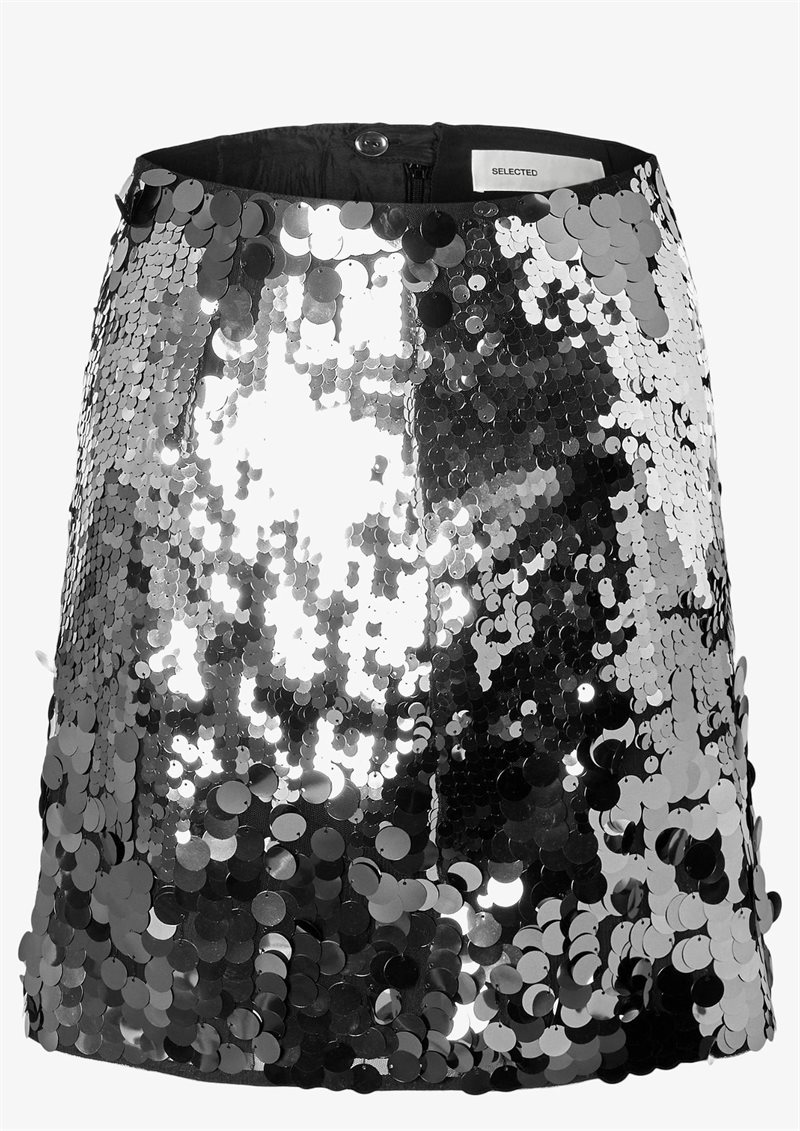 Selected - TANA HW SHORT SEQUINS SKIRT