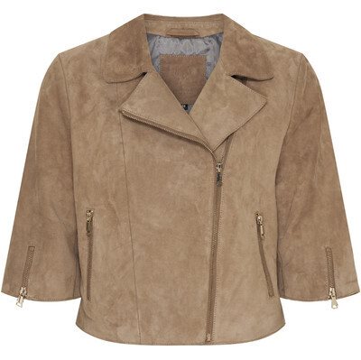 Notyz - CROPPED Suede Jacket